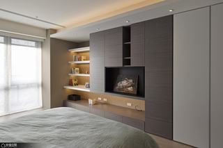 简约风格公寓简洁卧室背景墙设计