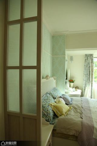 美式乡村风格公寓小清新卧室装修图片