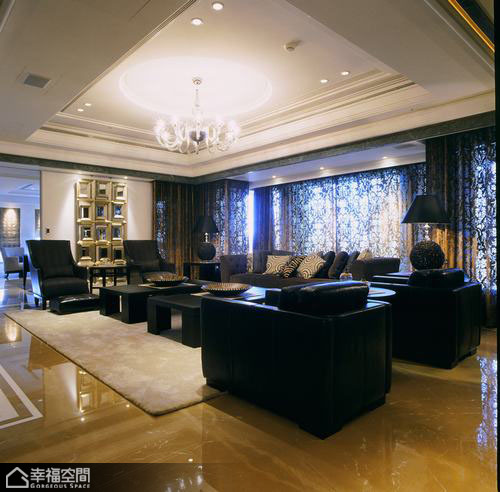 新古典风格,稳重,公寓装修,客厅