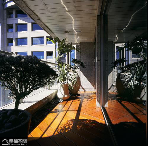 新古典风格,稳重,公寓装修,阳台