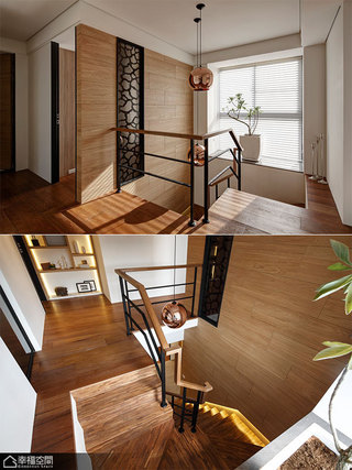 简约风格复式小清新楼梯设计图