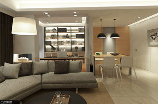 简约风格公寓简洁沙发效果图