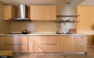 地中海风格舒适厨房旧房改造设计图