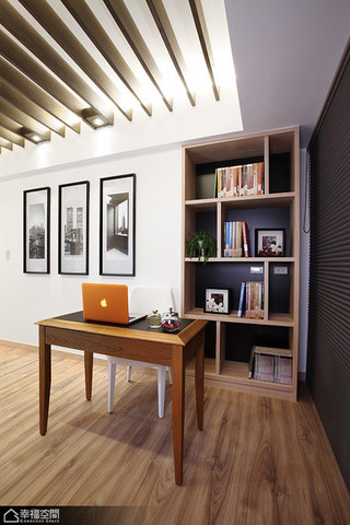 简约风格公寓舒适书房设计图