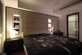 现代简约风格复式奢华卧室装修图片