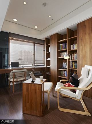 简约风格公寓舒适书房效果图