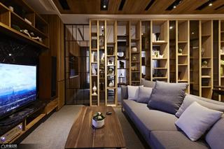 日式风格公寓简洁收纳柜效果图