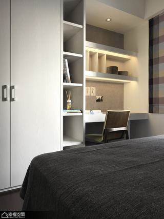北欧风格公寓简洁开放式书房装修图片