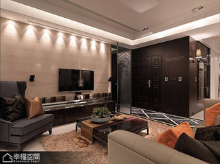 新古典风格公寓舒适客厅装修图片