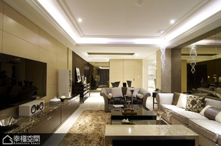 新古典风格大户型奢华客厅装潢