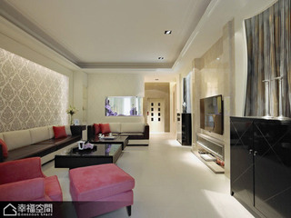 新古典风格别墅时尚沙发背景墙设计