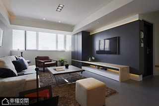 北欧风格公寓舒适客厅改造