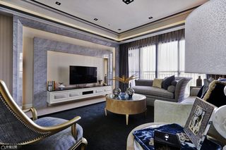 新古典风格公寓奢华客厅设计
