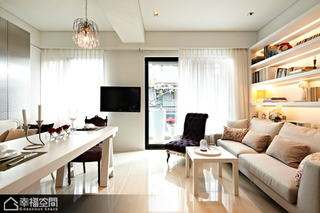 新古典风格公寓浪漫客厅效果图