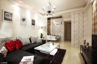 新古典风格公寓温馨客厅装修