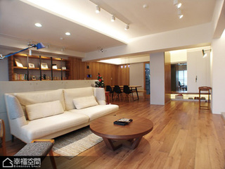 日式风格公寓舒适沙发效果图