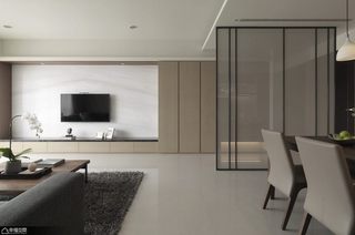 简约风格公寓简洁电视背景墙效果图
