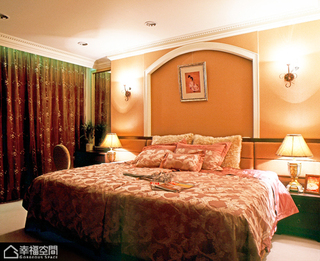 英伦风格大户型古典卧室设计图