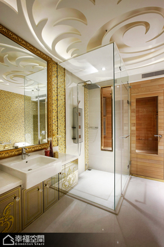 新古典风格别墅奢华整体卫浴设计图