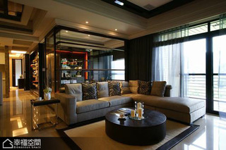 简约风格公寓简洁沙发背景墙设计图