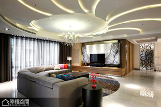 现代简约风格艺术豪华型客厅设计