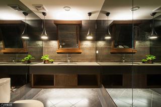 日式风格公寓古典卫生间效果图