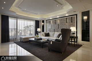 新古典风格别墅浪漫沙发背景墙装修效果图