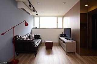 loft风格公寓温馨客厅装修效果图