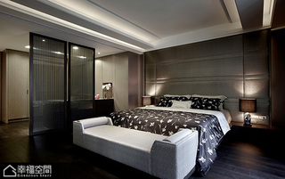 新中式风格公寓舒适卧室装修效果图