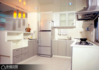 现代简约风格时尚厨房旧房改造家装图片