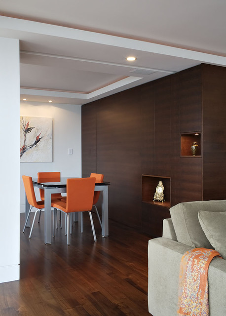 木质纹理风格的现代公寓