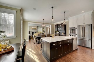 欧式风格客厅富裕型140平米以上2平米厨房设计