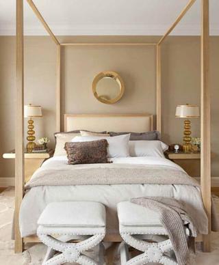 现代简约风格复式稳重卧室装修图片