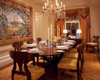 房间欧式风格富裕型140平米以上厨房餐厅一体效果图