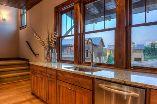 新古典风格客厅富裕型140平米以上厨房窗户效果图