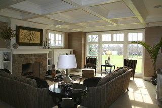 欧式风格客厅富裕型140平米以上名牌布艺沙发效果图