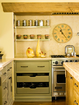 田园风格卧室富裕型140平米以上2014厨房改造