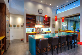 现代简约风格厨房富裕型140平米以上6平方厨房装修