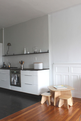 简约风格经济型130平米三室两厅4平方厨房改造