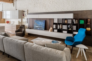 美式风格2014小户型大方简洁客厅白色家居2013最新客厅装修图片