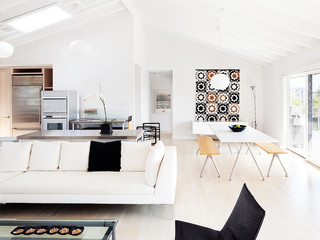 欧式风格二居室现代简洁白色地毯2012简约客厅设计图纸