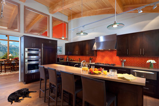 混搭风格客厅20万以上140平米以上4平米小厨房装潢