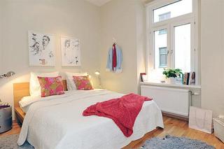 北欧风格三居室温馨90平米卧室装修