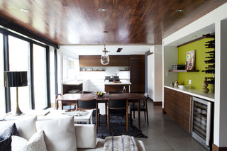 现代简约风格厨房复式富裕型140平米以上2平米厨房改造