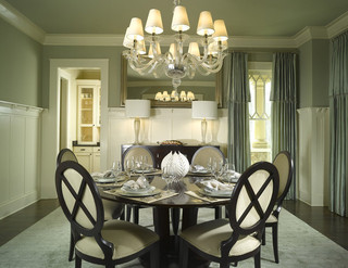 美式风格卧室2013别墅及低调奢华米色地中海餐厅效果图