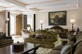 欧式风格家具2013别墅简单实用原木色家居沙发背景墙设计图纸