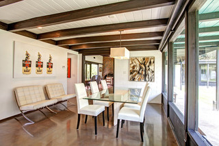 欧式风格家具2013别墅古典绿色橱柜客厅和餐厅的设计