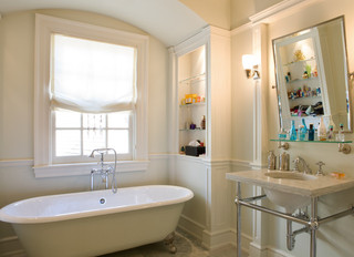 房间欧式风格欧式别墅客厅客厅豪华独立式浴缸效果图