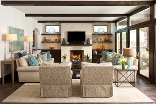 现代欧式风格欧式别墅客厅低调奢华豪华型小客厅沙发装潢