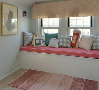 美式风格客厅三居室现代简洁原木色内阳台设计图纸